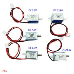 Mini Electric Solenoid Valve - Normally Closed, Micro Air/Gas Flow Control - DC 3.0V