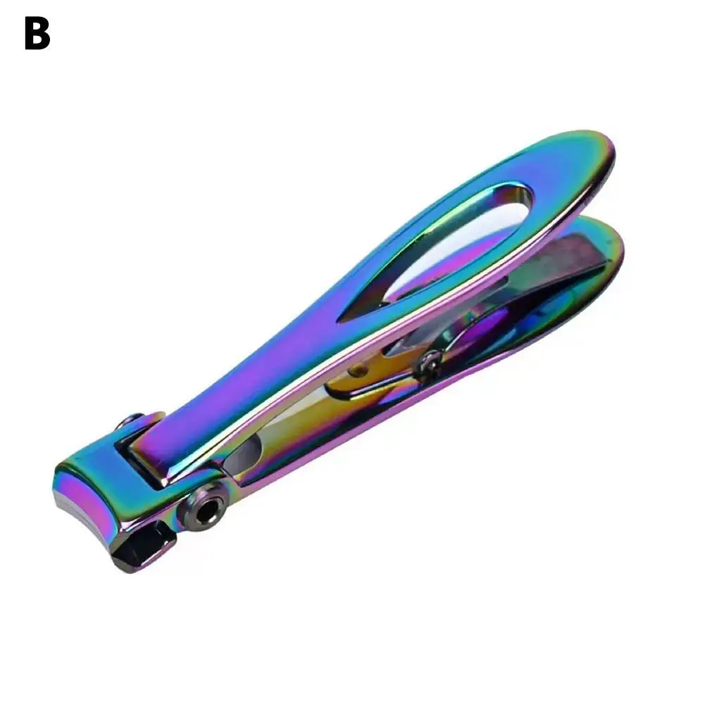 1PC Nail Clippers Wide Jaw Opening Stainless Steel Cutter Hard Fingernail Manicure Thick Scissors Tools Toenail A7S6