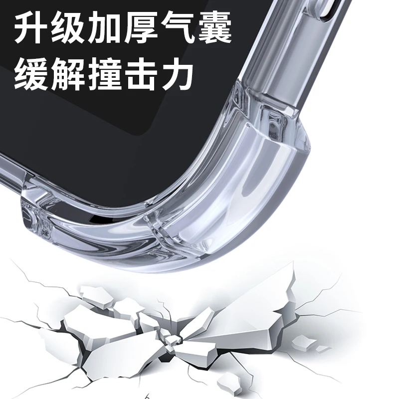 Transparent Shockproof Soft Silicone Phone Case with TPU Bumper