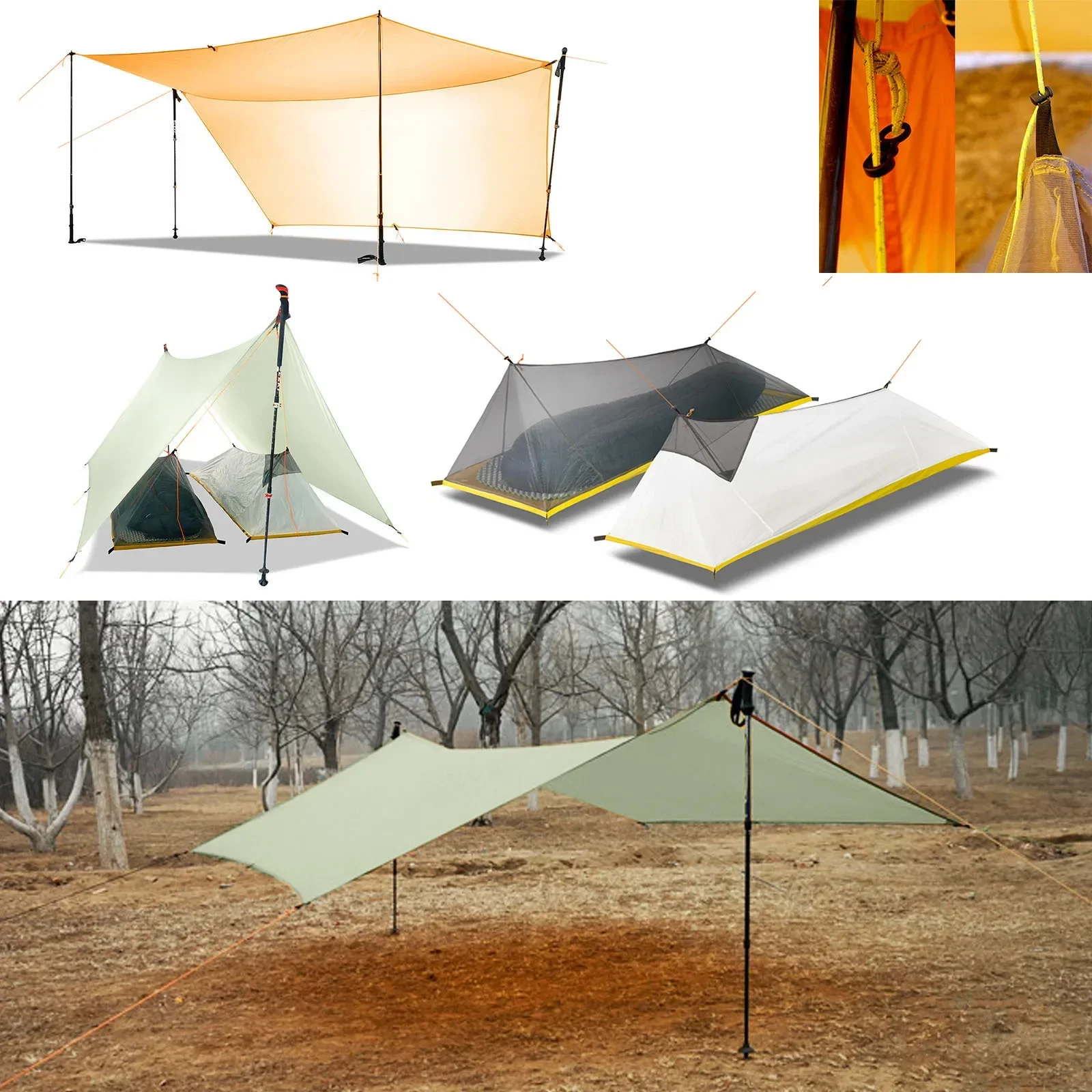 テント・タープ sunsetclimax Tarp CT02 5500mm x 5500mm Tarp CT 02 - sunsetclimax online shop