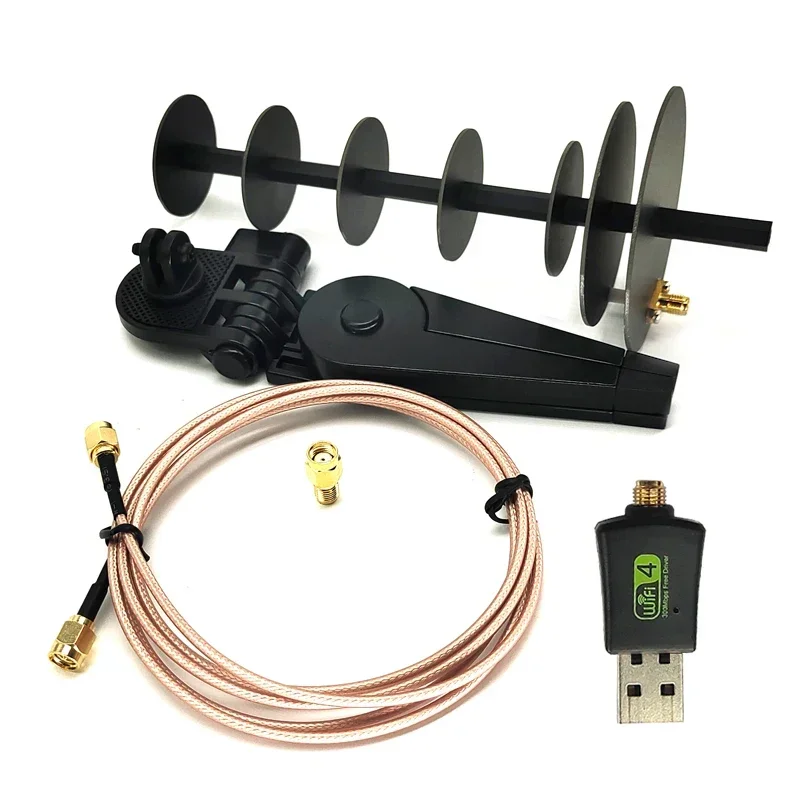 

2,4G Wifi Направленная антенна Yagi Canon беспроводная карта B станция PCB патроны