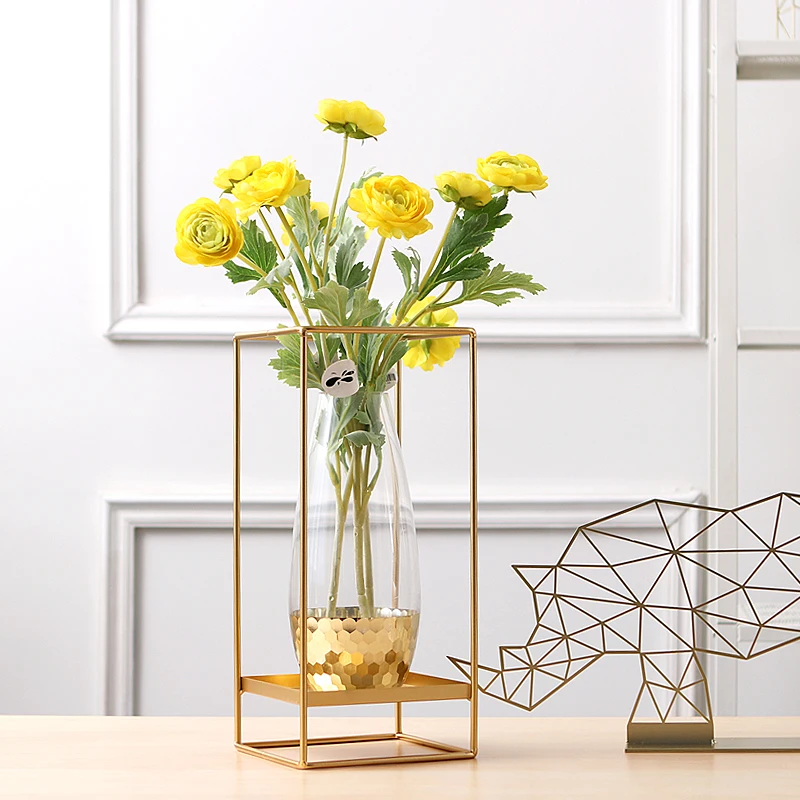 

Nordic Simple Golden Geometric Ornaments Home Ornament Living Room Entrance Desktop Soft Decoration Room Decoration