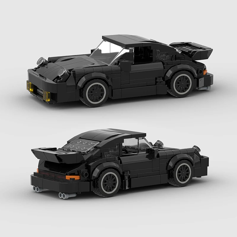 2025 새로운 MOC 터보 시티 테크니컬 스피드카 스포츠 레이싱 자동차 레이서 빌딩 블록 교육용 장난감 친구 선물