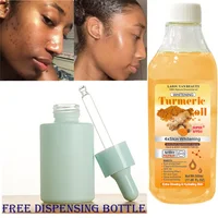 500ml Turmeric Remove Dark Spots Essential Oil for Women Moroccan Ginger Anti Wrinkle Serum Whitening Moisturizing Skin Care