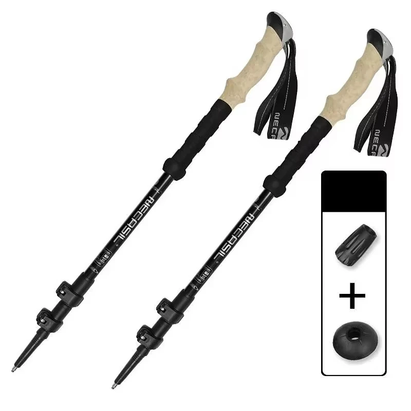Ultralight Telescopic Trekking Poles with Quick Lock Adjustment (Set of 2)