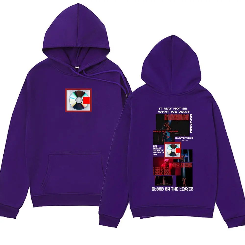 Kanye West The College Dropout Print Hoodie Men Women's Hip Hop Fashion Fleece Hooded Sweatshirts Oversized Streetwear Pullover