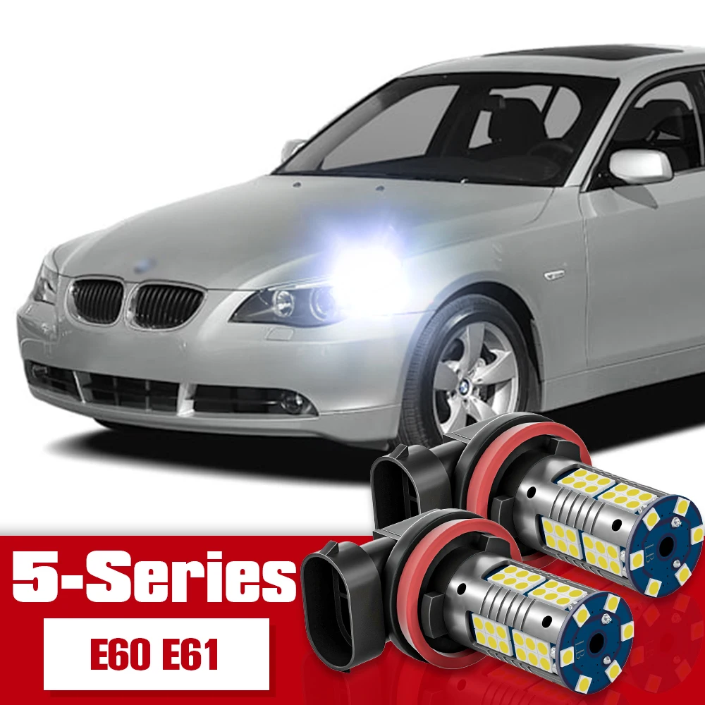 

2pcs LED Accessories Daytime Running Light DRL For BMW 5 Series E60 E61 2007 2008 2009 2010