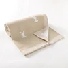 Newborn Baby Blankets Easter Rabbit Knitted Infant Boys Girls Cotton Month Swaddle Wrap Stroller Bedding Sleeping Cover 100*80cm 3