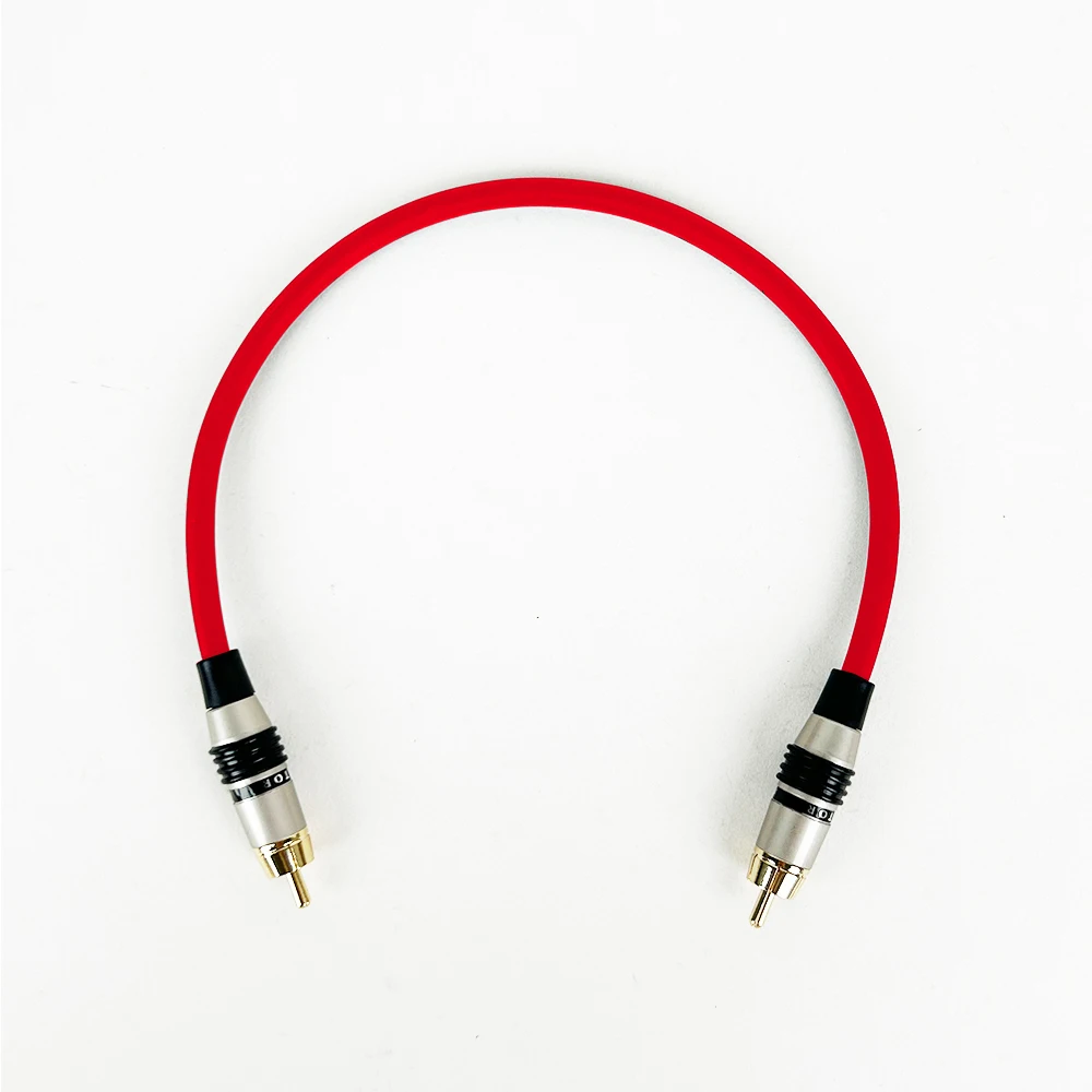 Guerguo 1 pc rca audio kabel rca männlich zu rca männlich kabel stereo audio kabel av für dvd tv cd sound verstärker 0,3 M-20M – Detail 3