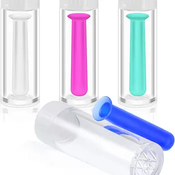 유니버설 콘택트 렌즈 삽입 흡입 스틱, 포켓 렌즈 어플리케이터 컨테이너 박스, 정리 액세서리, 4 개