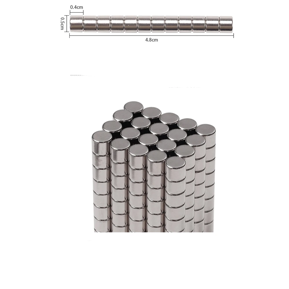 12pcs/Box Small Magnets for Acrylic Nails Professional Nail Art Clipper False Tips Edge Cutters Tip Sizing Salon Manicure Tool