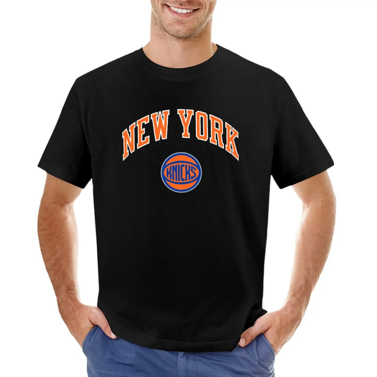 

New Knicks-NY T-shirt shirts graphic tees aesthetic clothes heavyweights mens t shirts
