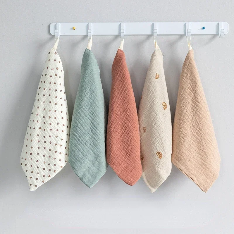 Baby Face Towel Gauze Washcloth 5 Pcs/set