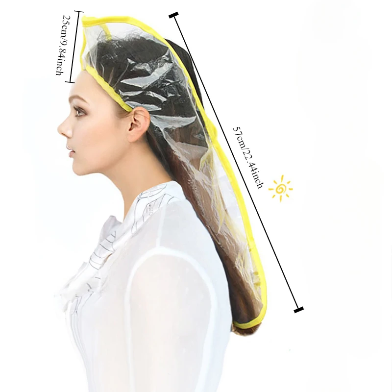 Hair Cutting Hat 1PC Waterproof Shampoo Shawl Hair Funnel Baked Oil Dyed Hair Care Shawl Shampoo for Household Wash Rinse Dye