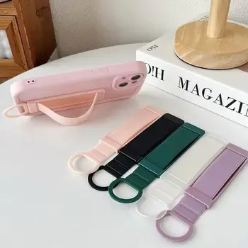 1pc Luxurious Universal Wrist Band Cell Phone Bracket Portable Finger Grip Mobile Phone Holder Sticked Socket Stand Strap