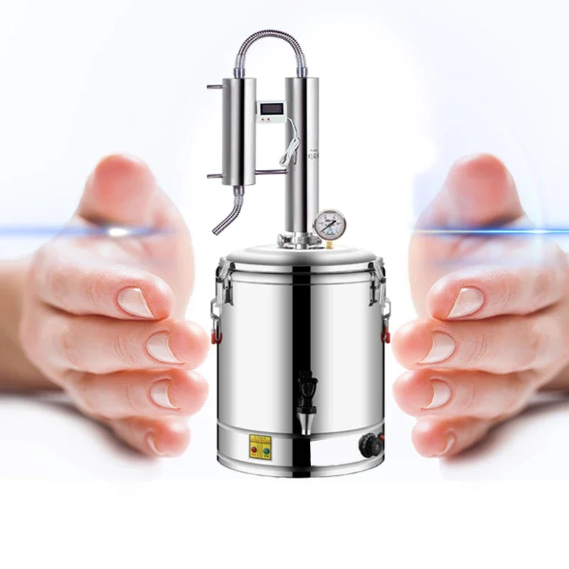 

220V 30L／50L Small Wine Distiller Essential Oil Extractor Vodka Brewing Equipment Brewing Machine Pure Dew Distillation Machine