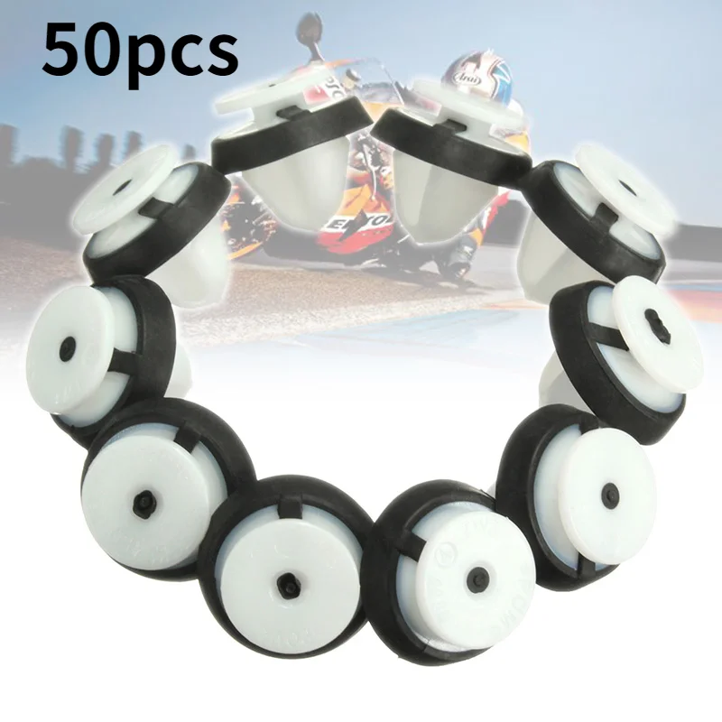 Lot De 50 Attaches De Fixation Intérieure Pour Peugeot/Citroën - D201 - Dimensions 1,8 Cm - Pour Portes, Pare-chocs, Ailes