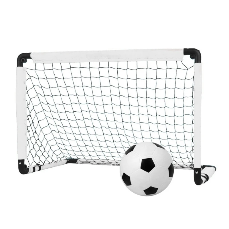 Foldable Football Goals Mini Soccer Ball Net Portable Soccer Goal Practice Soccer Net Football Outdoor Training Net
