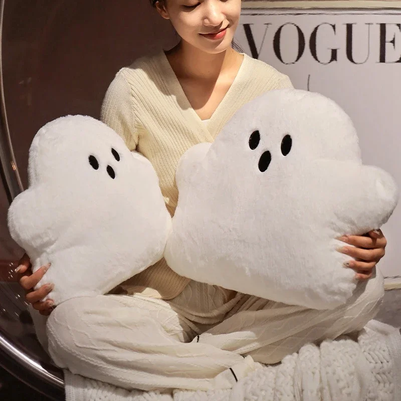 Kawaii Halloween Stuffed Animal Spoofing Ghost Pumpkin Bat Creative Throw Pillow Party Gift Doll Home Bedroom Decoration 4