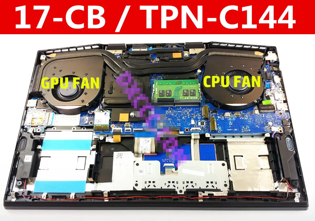laptop CPU GPU Cooler fan for HP 5 PLUS 17-CB TPN-C144 MG75151V1-1C010-S9A MG75151V1-1C020-S9A MG75091V1-1C010-S9A DC12V 5.40W