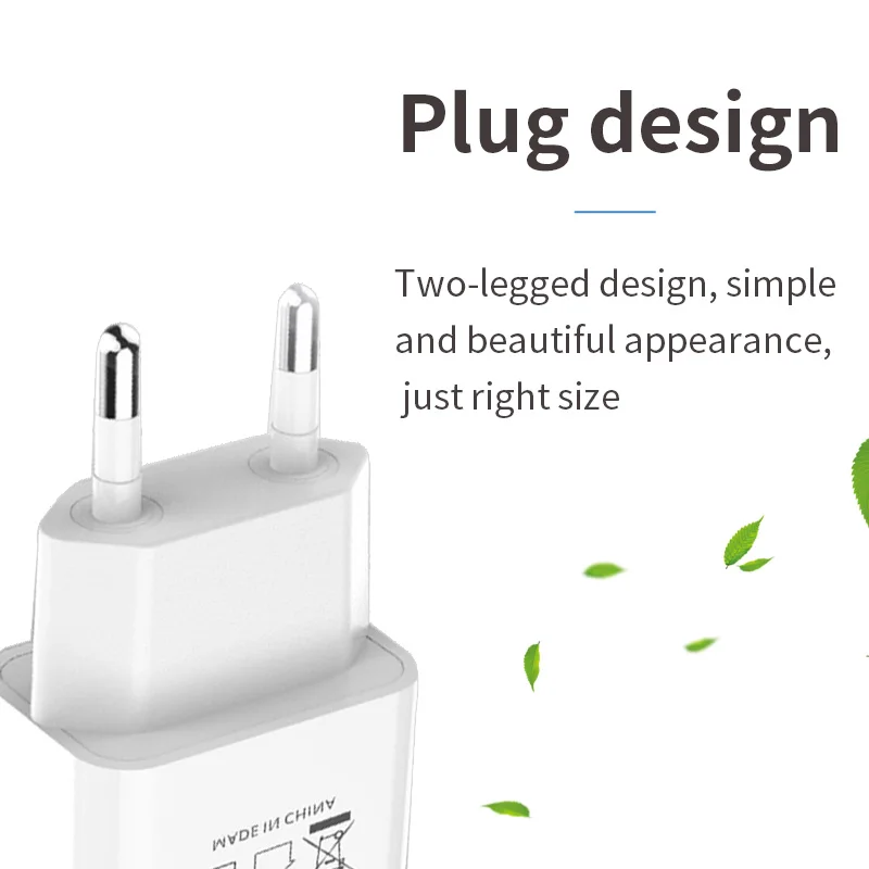 Minőségű Európai Unió Adapter Egyenáram 5V 1A USB felület Életrevaló utazási telefont töltés fejét Állóképes Ruganyos Sztrájktörő Fehérítőszer Európai Hozzákezdés dugasz