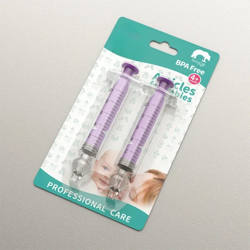 Baby Nose Cleaner Rhinitis Nasal Washer Needle Tube Baby Nasal Aspirator Cleaner Syringe Nose Washing for Children 1/2pcs