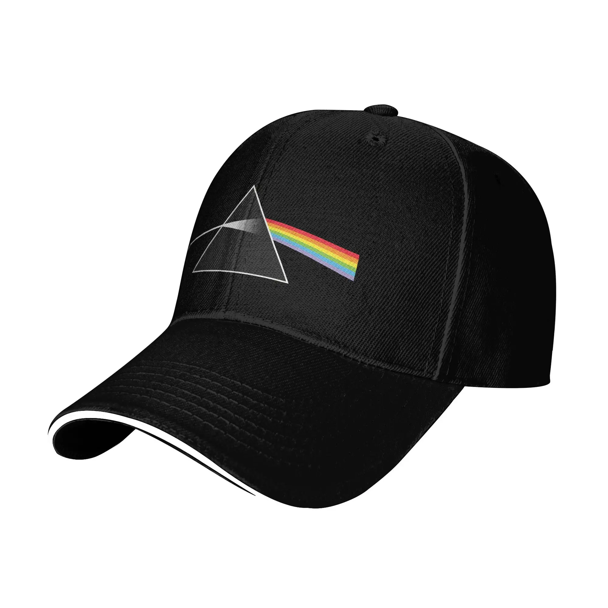 Band P-Pink Floyds Break Triangel Rainbow Baseballkappe Outdoor Sport Sonnenblende Trucker-Mütze Unisex-Teenager Coole Baseballkappen