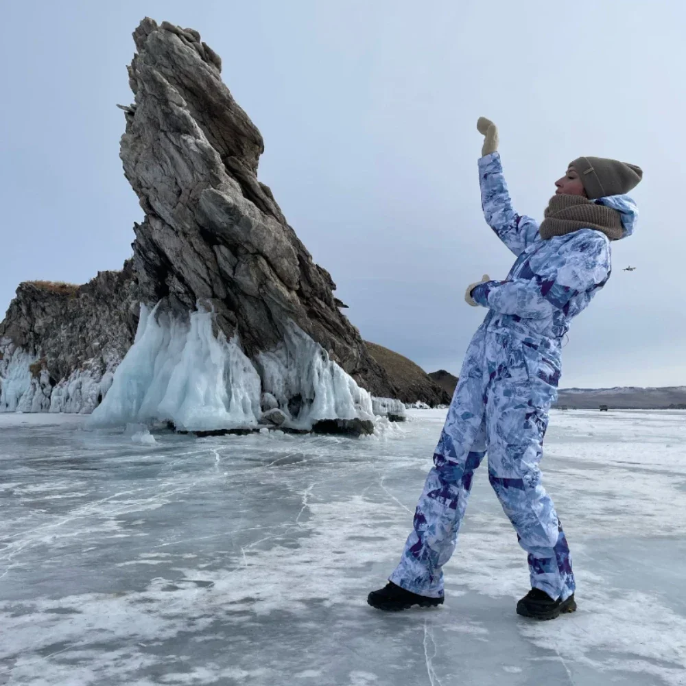 Tuta Da Neve Donna Monopezzo - Impermeabile, Antivento, Con Cappuccio Per Sci E Snowboard - Foto 9