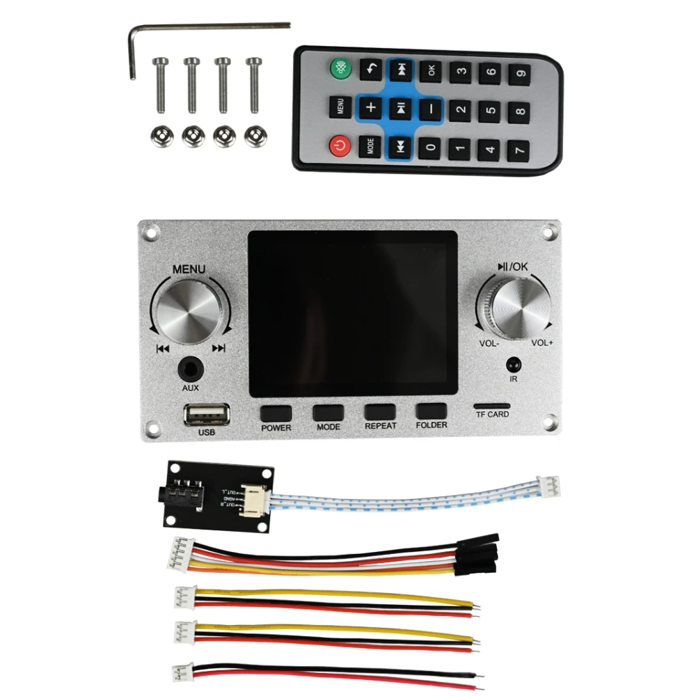Enhanced Color LCD Bluetooth Stereo Audio Decoder Board