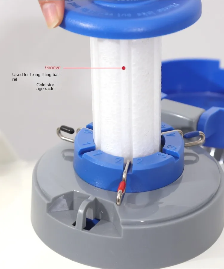 Liquid Nitrogen Tank Bottle Cap, Neck Plug, Lock Cap, Bucket, Basket, Protective Sleeve, Liquid Nitrogen Freezing Tank