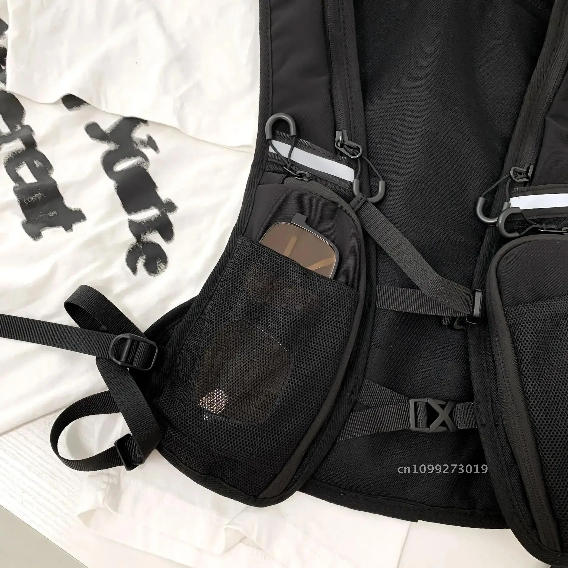 Functional Style Tactical Vest Men Outdoor Women Hiking Camping Tactical Street Vests Climbing Tank Couple Matching Fashion Top
