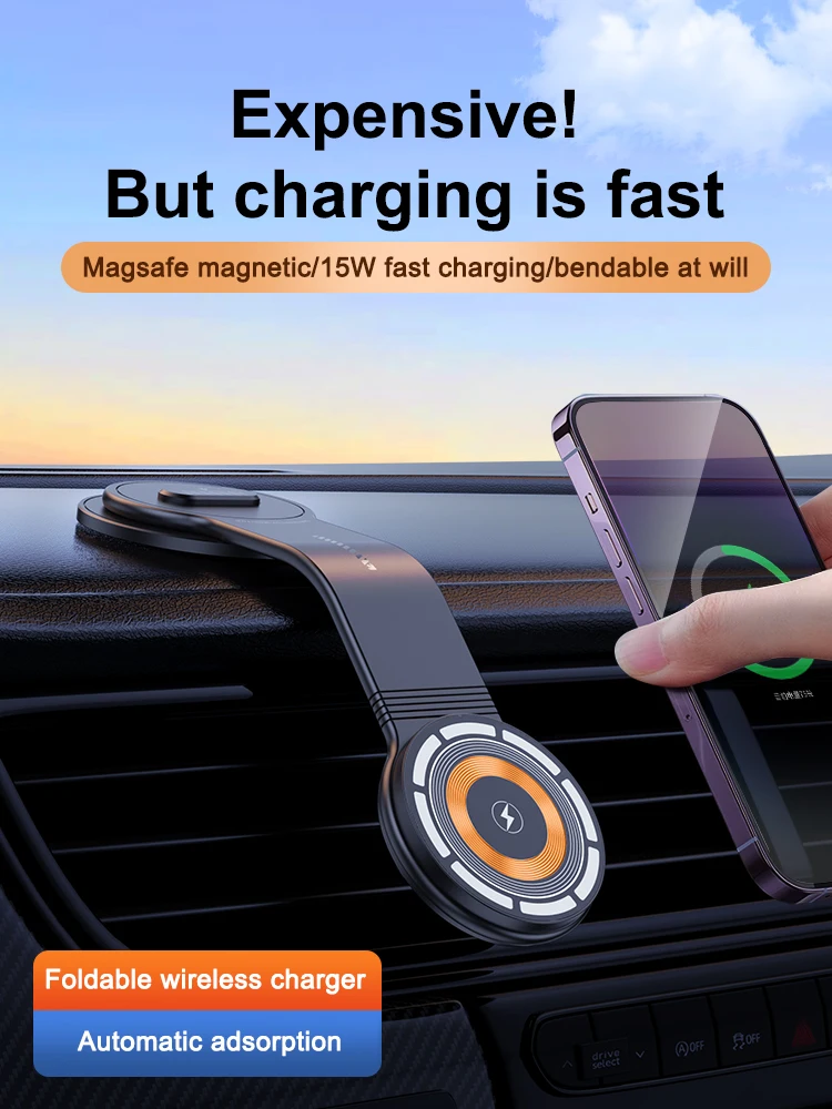 TKSE Tapis De Chargement Rapide Sans Fil QI Pour Voiture - Tapis De Charge Rapide Antidérapant