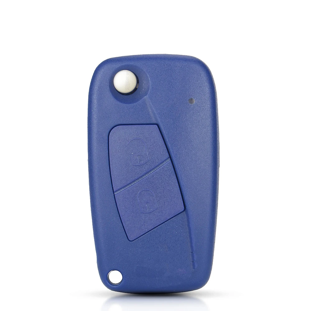 ENERGY01 Coque Cle Noir Compatible Pour Fiat 500 Panda Punto Bravo - Coque Clé Télécommande 3