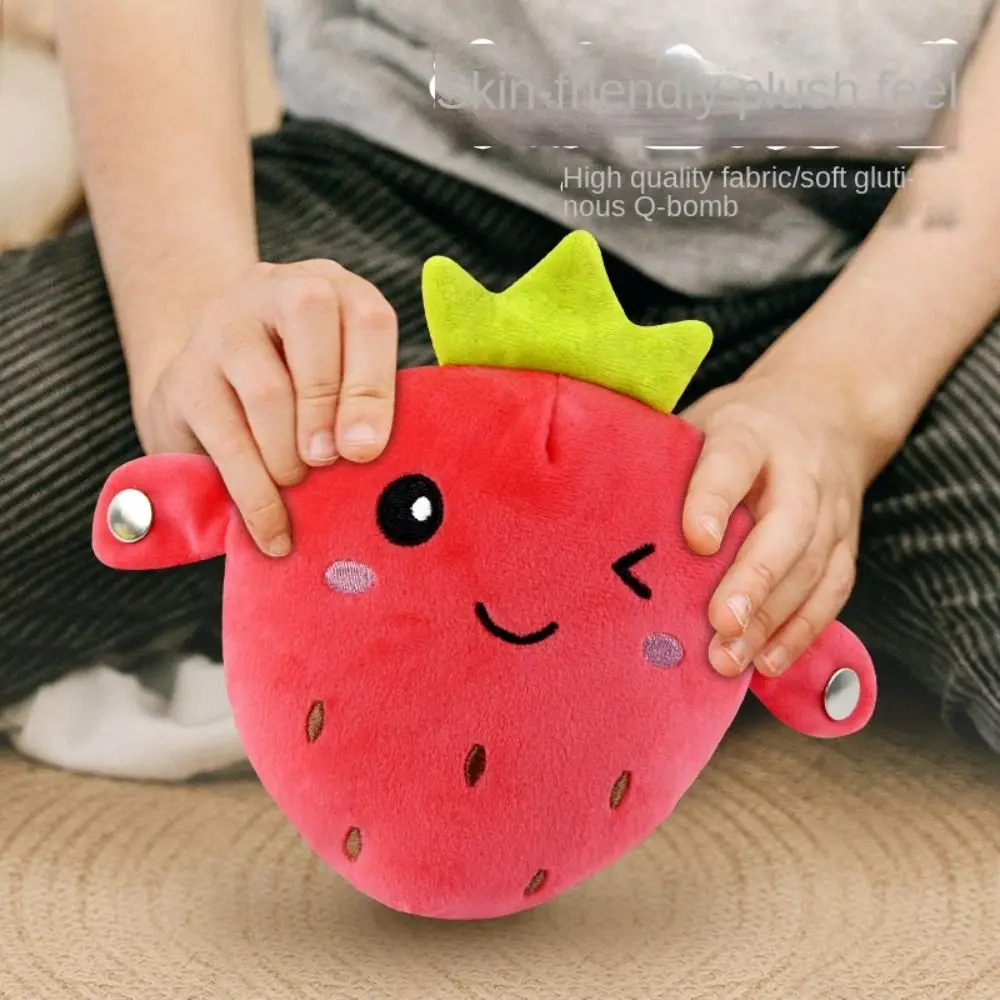 Interactive Musical Toy Sensing Beat Plush Toys Strawberry Plush Toy Ragdoll Musical Doll Banana Fruit Dooll