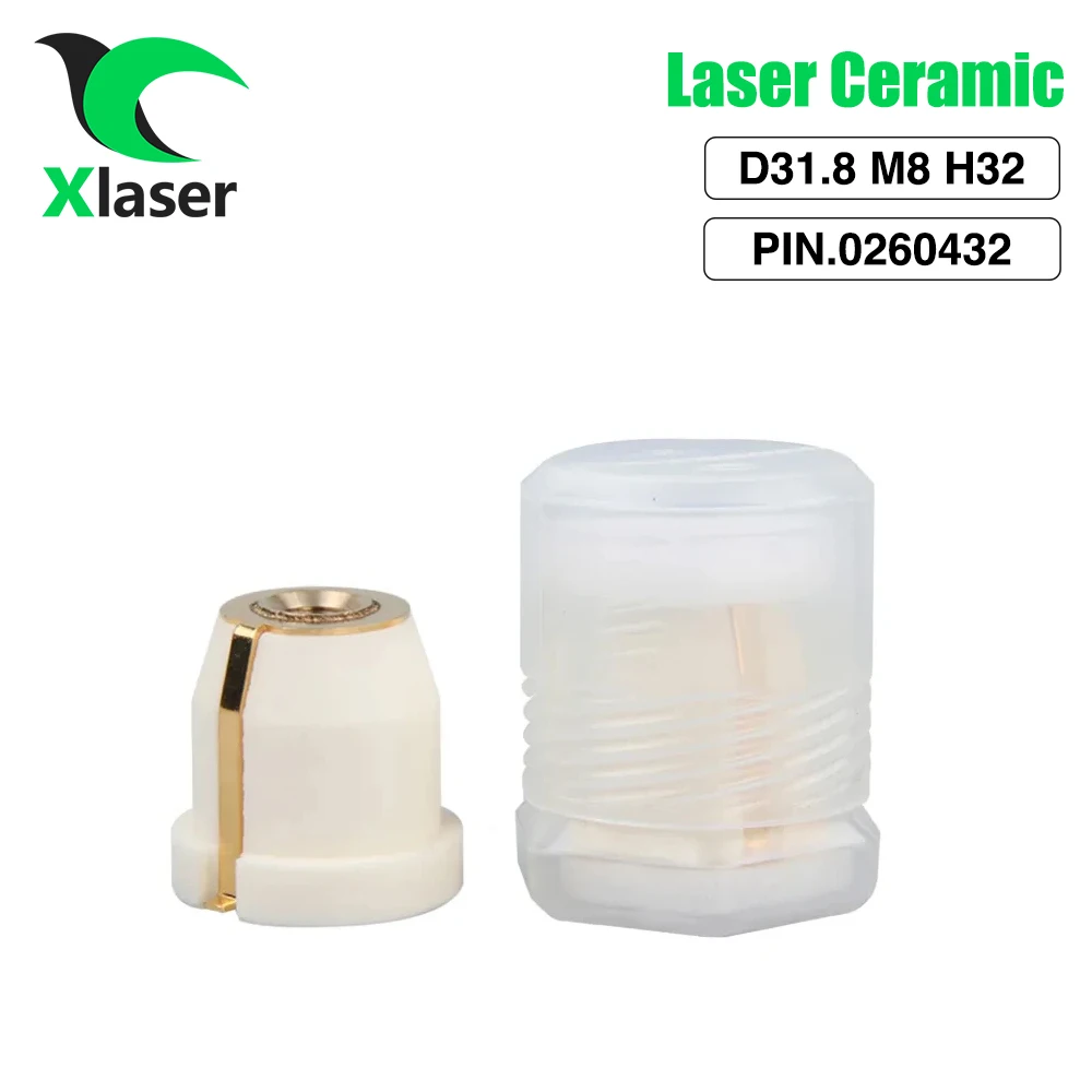 XLaser 섬유 레이저 절단 헤드용 고품질 레이저 세라믹 노즐 홀더 OEM PIN 254493 / 260432