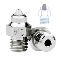 MK8 Bimetal MY Nozzle 550C Degree High Temperature Copper Plated  Bimetallic MY Nozzles for Ender 3,V2 Ender 5 CR10 3D Printer
