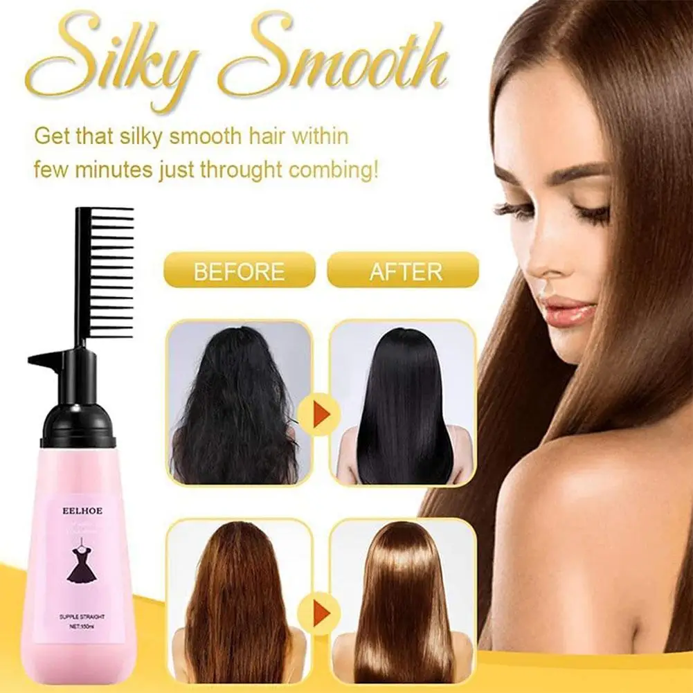 150ml Hair Straightening Cream Silk & Gloss Hair Straightening Cream Faster Smoothing Curly Care Protein Correction