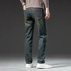 Fall branded stretch men's jeans Fashionable retro slim denim trousers Men's casual straight blue stretch pants 2023 new style 2