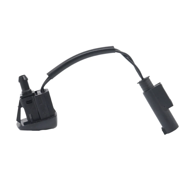 

4X 61667046060 Front Black Windshield Wiper Spray Jet Washer Nozzle For BMW E60 525I 530I M5 2004-2010