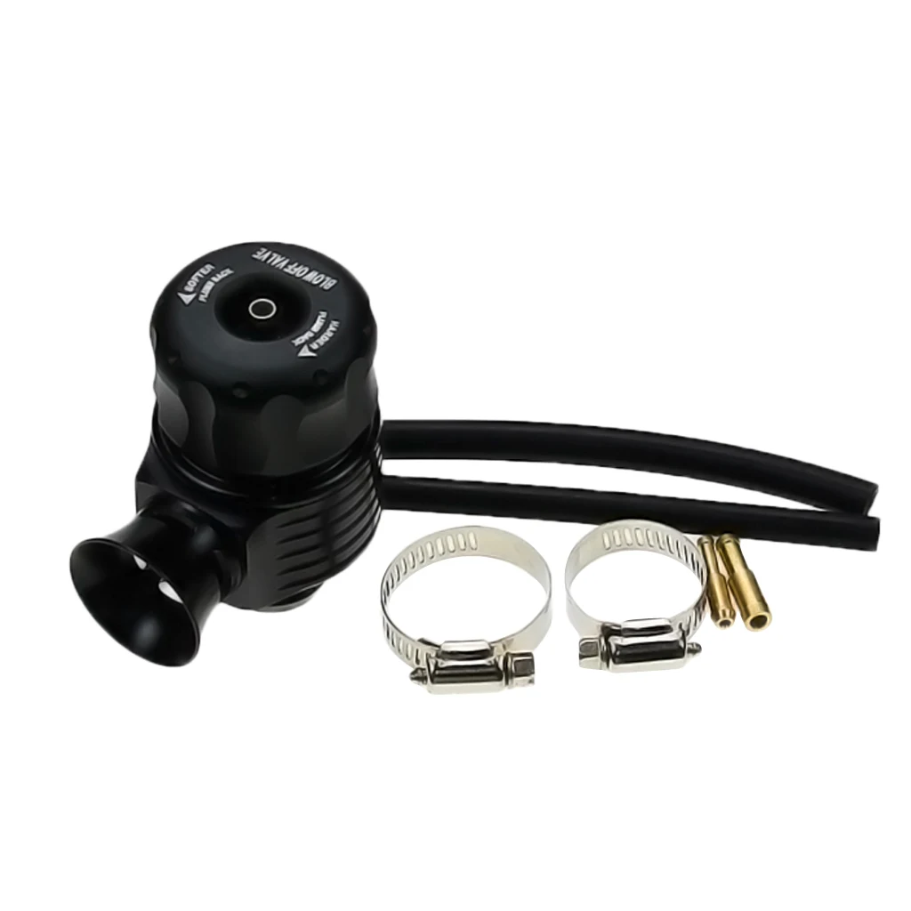 Scarico Universale Regolabile Blow Off Wastegate Bov, Nero