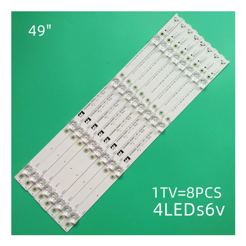 LED Ʈ  Ʈ, D49A620U B49A81S-UD L49P1-UD 49P3 49P3C 49P3F 4C-LB4904-HR06J HR07J 49HR330M04A2 V3  LED 4 