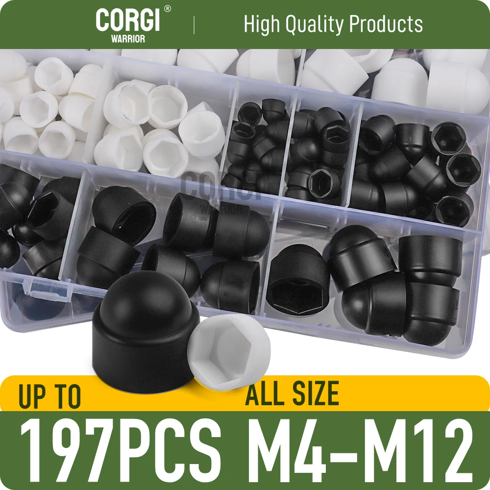 Cappucci Copri-dado Bulloni M10 (chiave 17) Grigio Cappucci Di Protezione Per Viti 10 Pezzi Cappucci Protettivi Esagonali Tappi Plastica EMFA