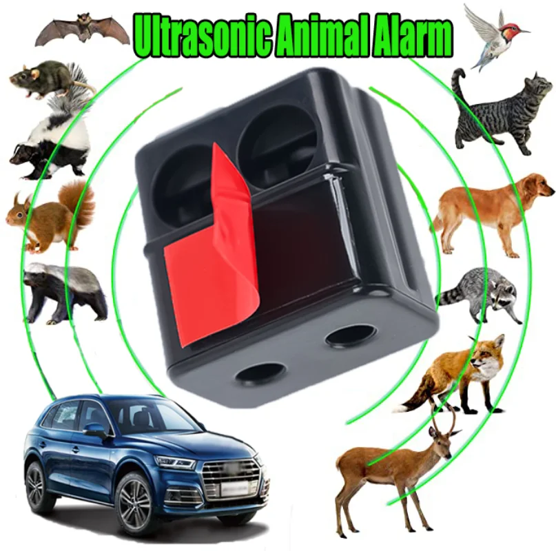 

2Pcs Car Whistle Physical Ultrasonic Animal Sirens Deer Repellers Outdoor High Temperature Mini Compact Alert Device Accessories