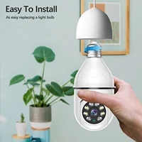 Caméra ampoule sans fil Wifi E27 caméra ampoule 360 degrés WiFi caméra de sécurité couleur haute définition Vision nocturne 2