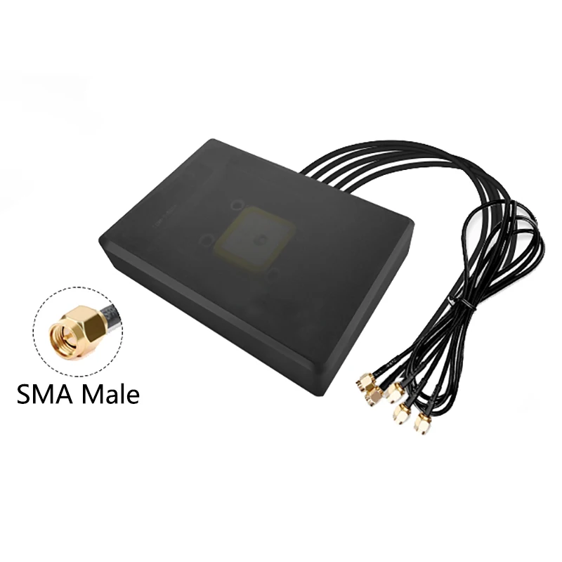 5G+GPS Omnidirectional external waterproof cabinet 5G antenna GPS 4G 3G GSM full band five in one vehicle positioning antenna