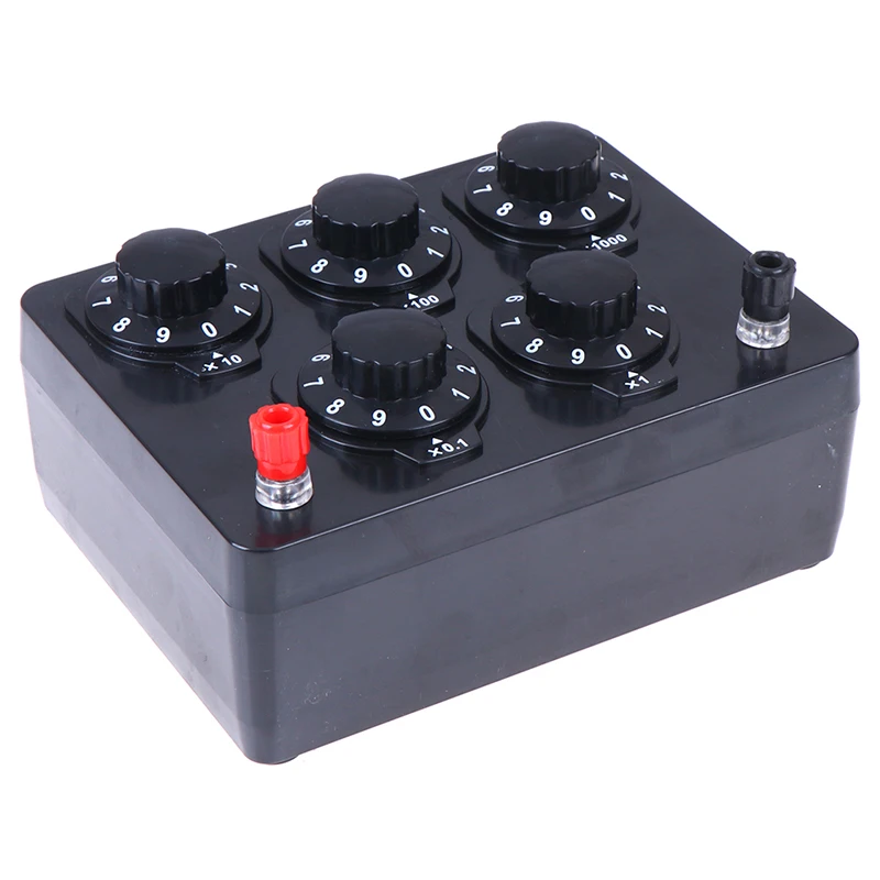 0-9999.9 Ohm Variable Decade Resistor Resistance Box Physical Teaching Tool variable decade resistor