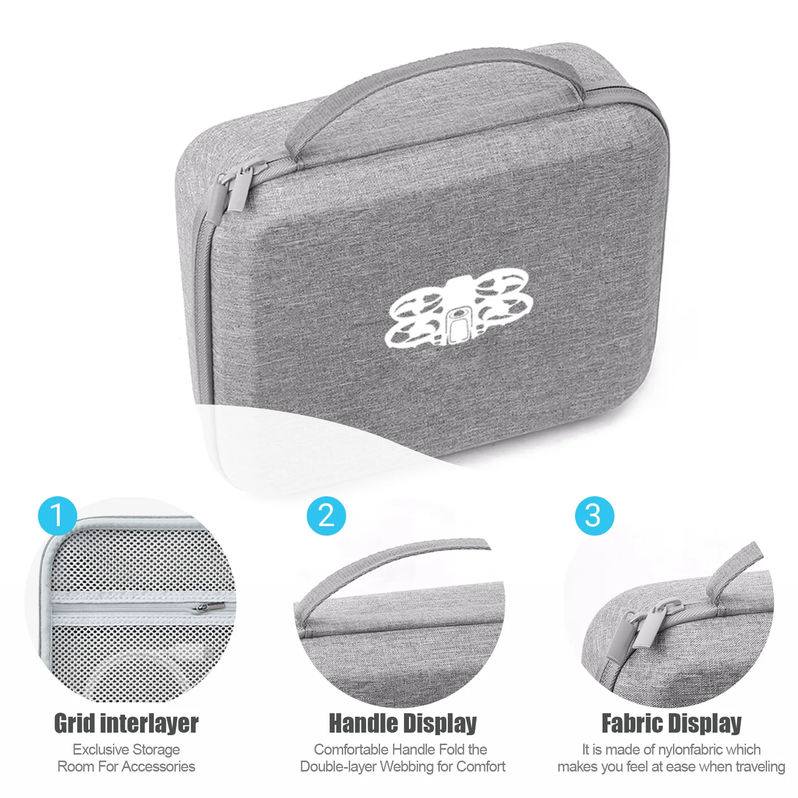 DJI Avata 360 바디백용 ToriTails, 휴대용 보호 핸드백 운반 케이스, 라이트 하드 쉘 여행용 파우치 드론 액세서리