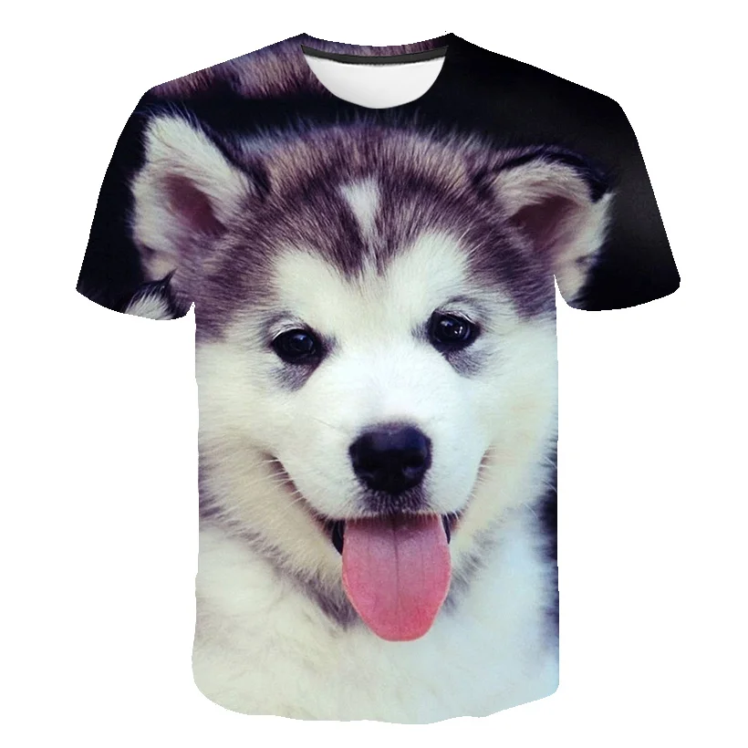 

Summer Kids Dogs T-Shirts Fashion Short Sleeve Boys Girls Tees Tops Children Cartoon Casual T Shirt Clothes For 1-14 Years Old