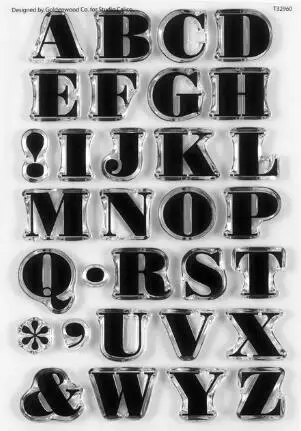 DIY Scrapbooking 클리어 스탬프 시트 A7259에 대한 단어 클리어 스탬프 커팅 다이 인감