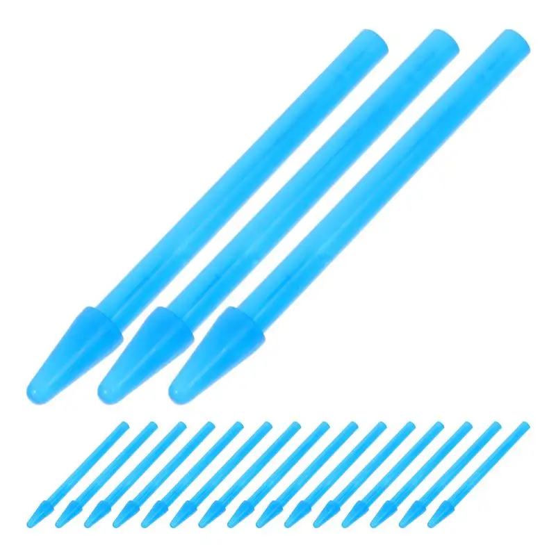 100pcs 1.5ml Clear Graduated Test Tubes With Flat Cap For Sample Pestle Microcentrifuge Tubes With Plastic Grinding Rods